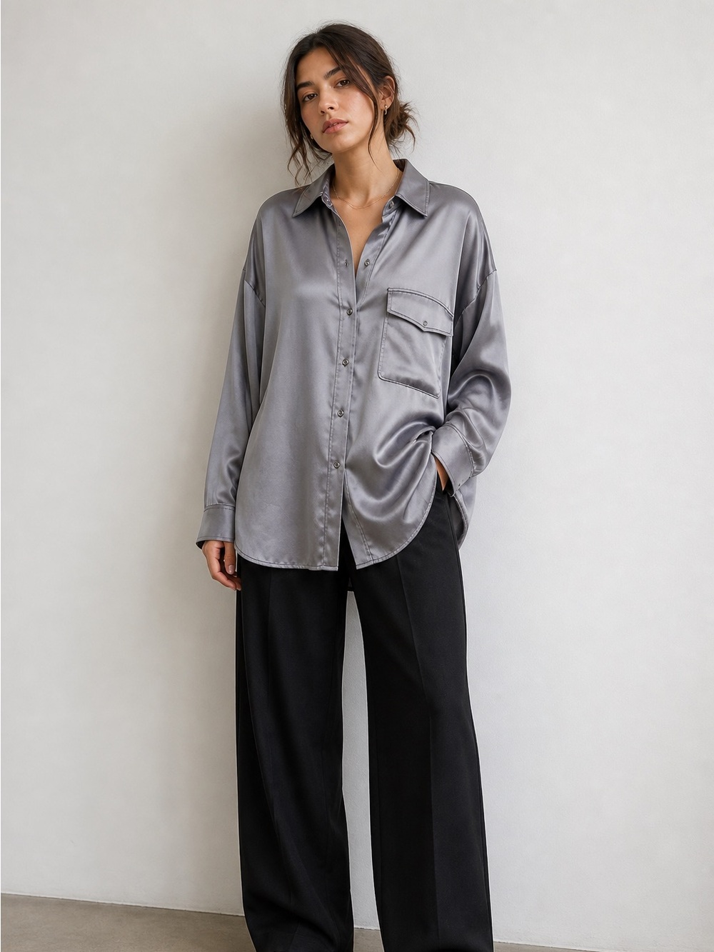 💜Firm Price💜 Zara stain oversized shirts